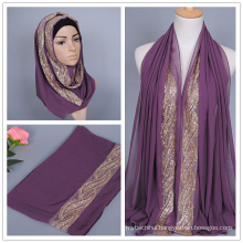 Best Selling rhinestone hijab scarf muslim women scarf pashmina shawls plain chiffon hijab